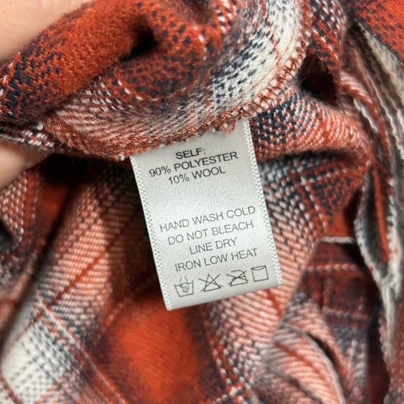 EESOME Plaid Western Studded Fringe Button Up Shirt Jacket - Picture 12 of 14